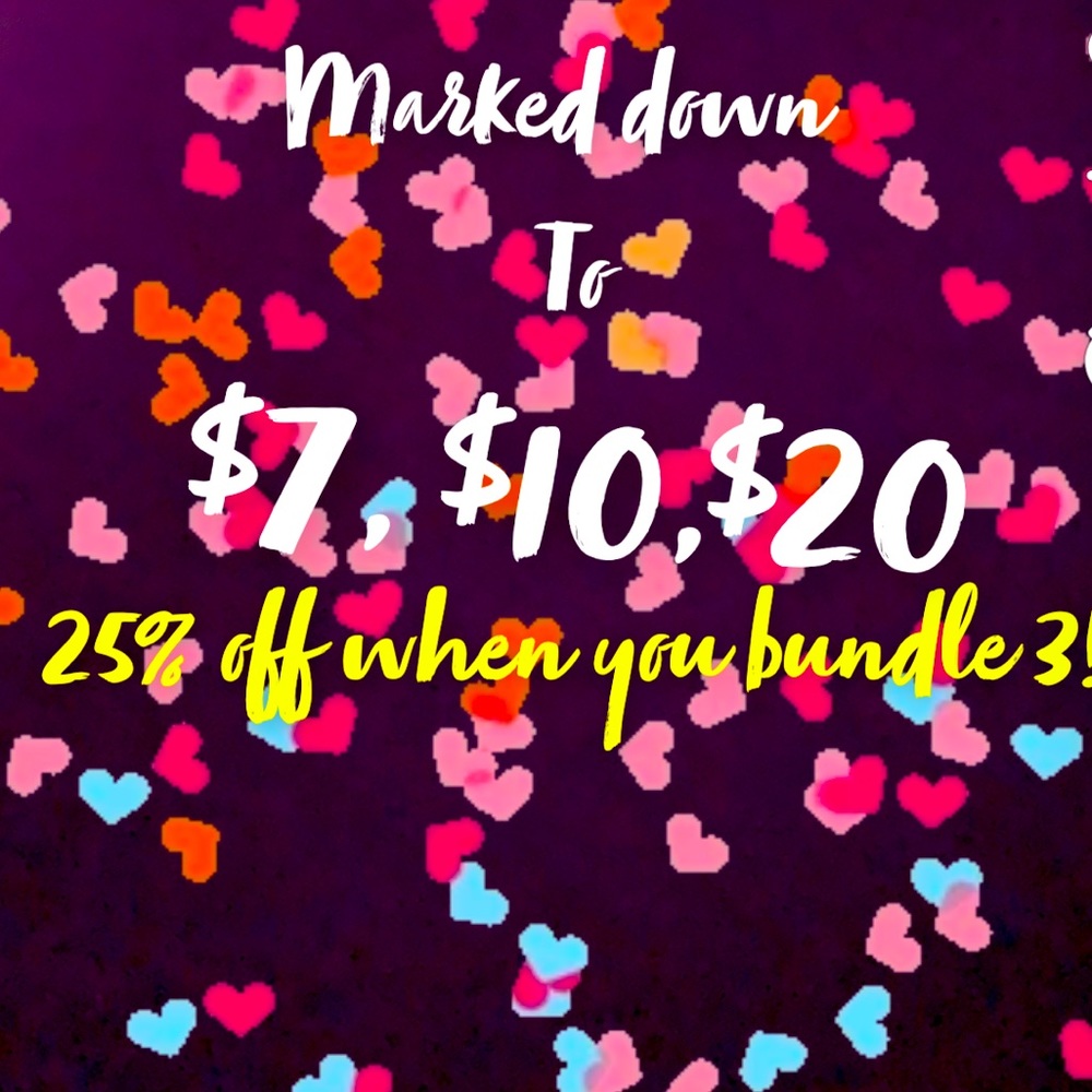 Closet mark downs and bundles!!